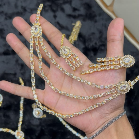 AD Zircon Set (party wear)