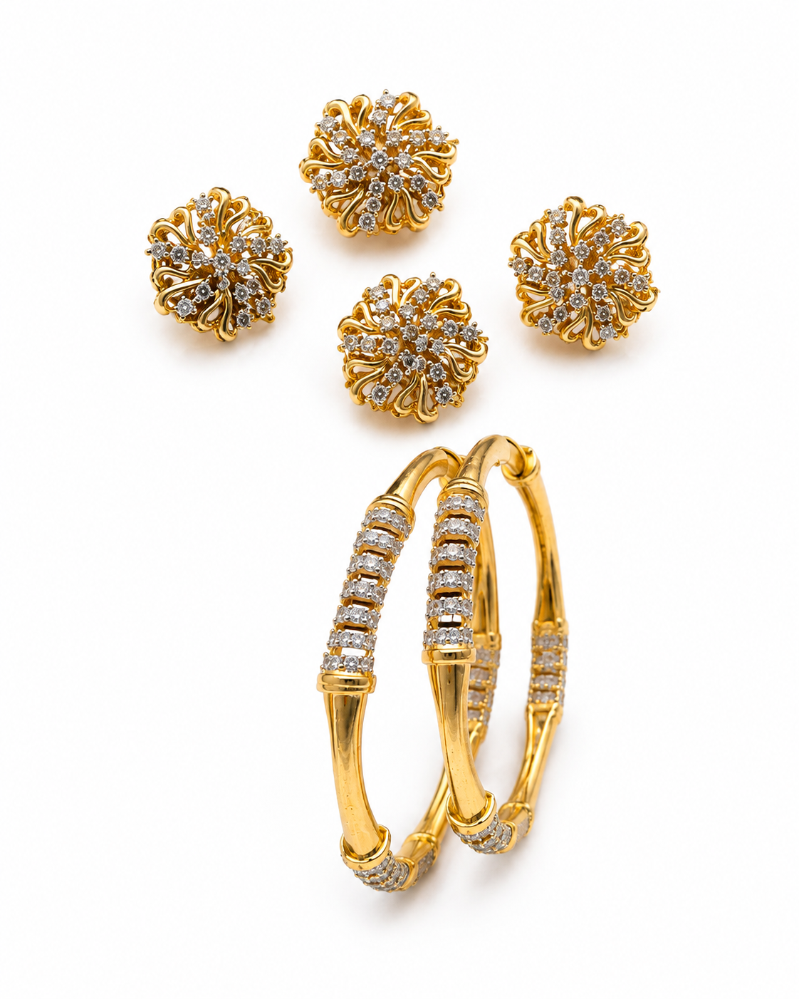 Gold S-S Set Jewel