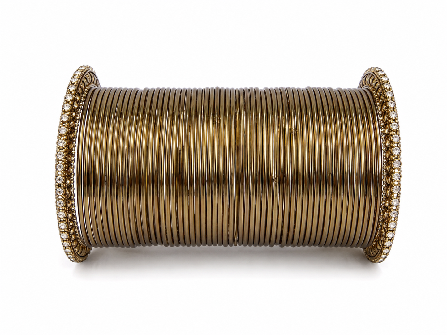 Metal Bangles with jarao ad kara
