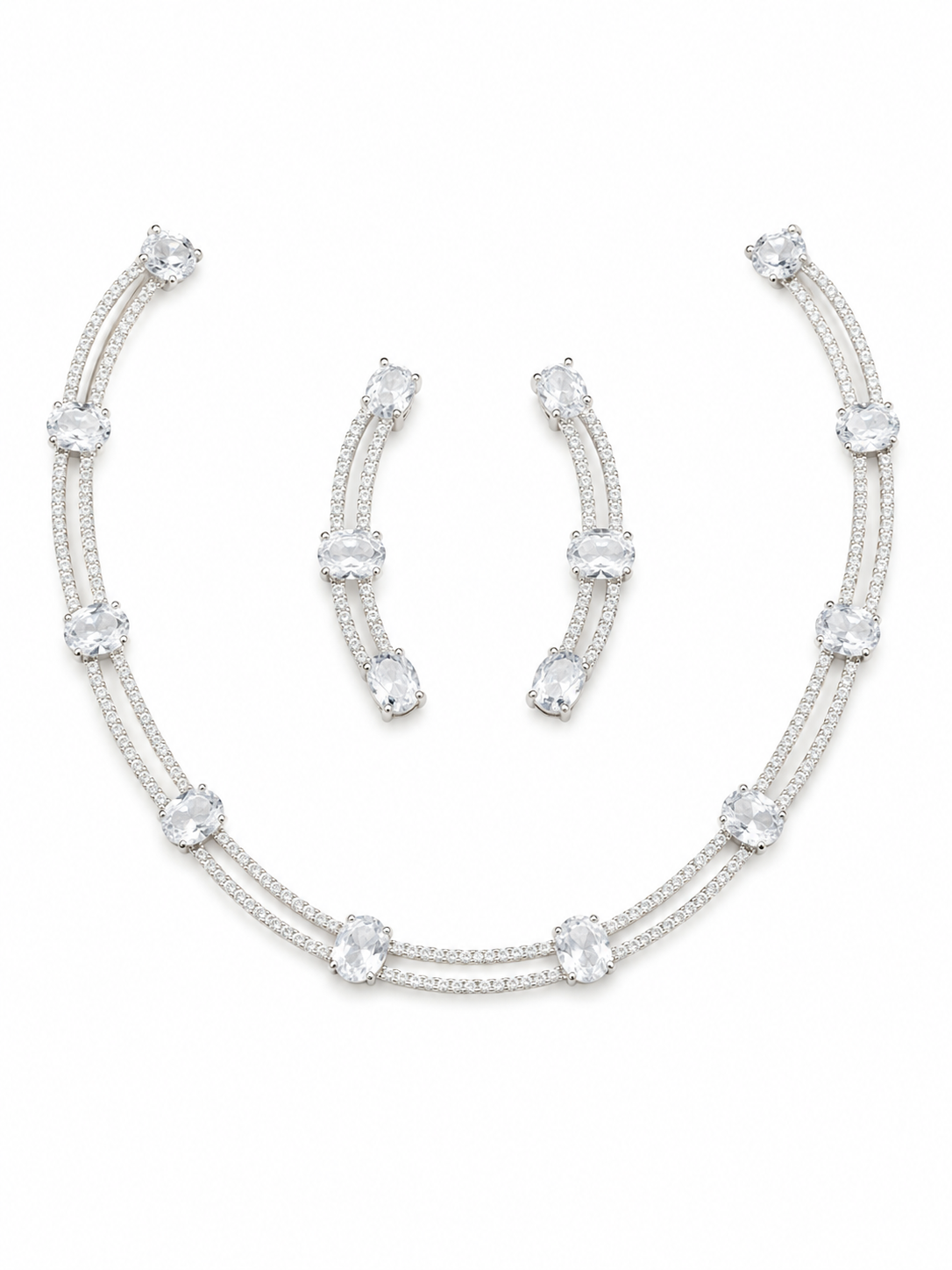 AD Zircon Set (party wear)