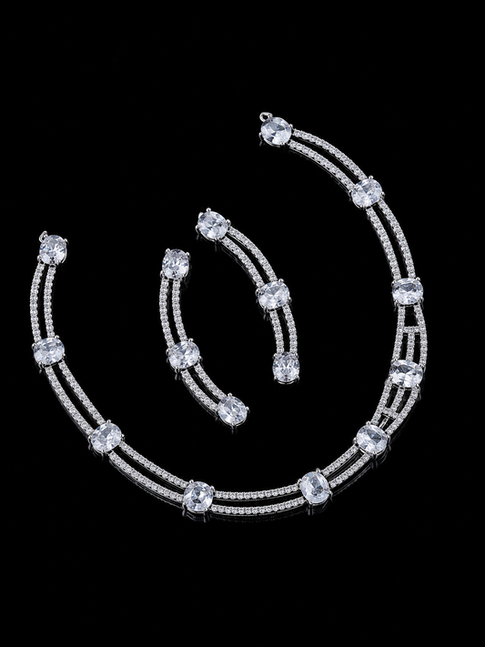 AD Zircon Set (party wear)