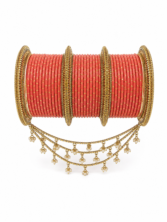 Red bridal Chooriya ❤️ (can be customised)