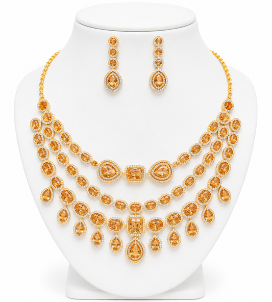 AD Zircon Set (party wear)