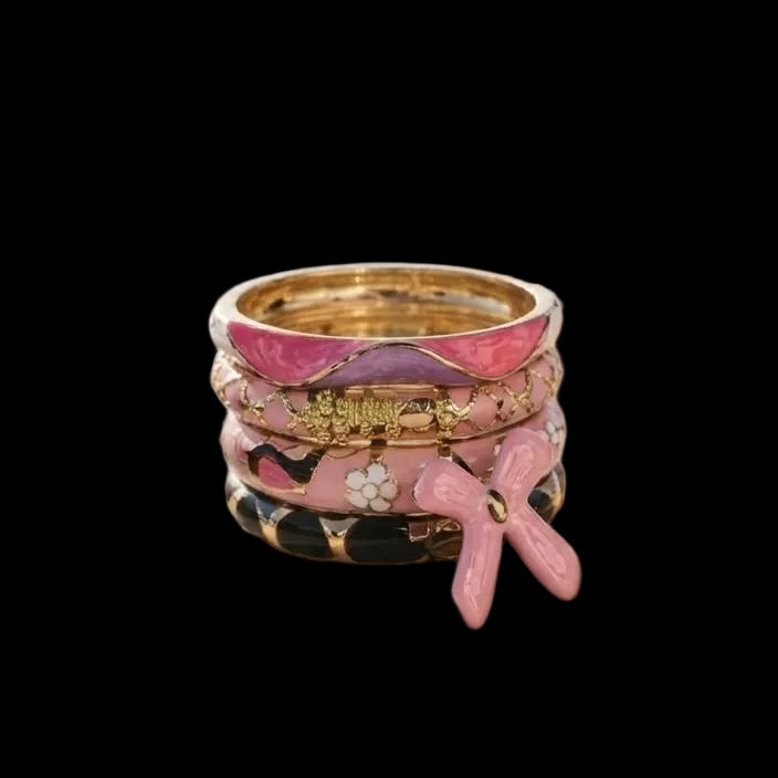 Enamel Cuff Bracelet