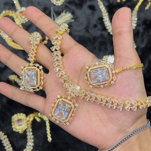 AD Zircon Set (party wear)
