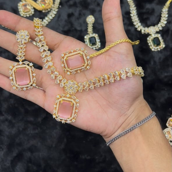AD Zircon Set (party wear)