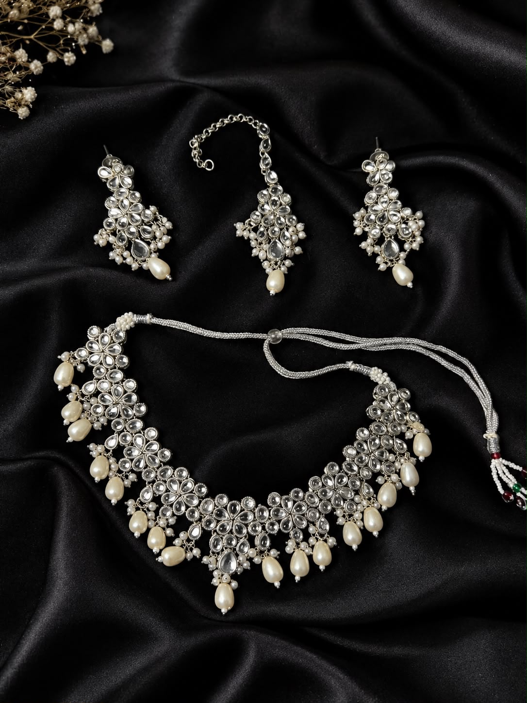 Kundan teeqa Set